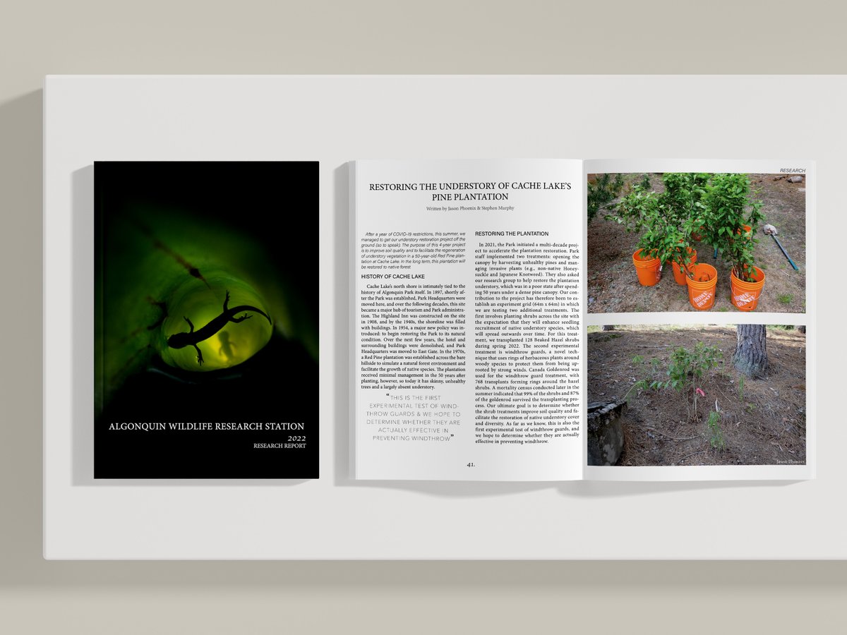 Our 2022 Research Report is out now! 

It's filled with updates on long-term projects, results from studies that have recently ended, and introductions to new projects. 

Read it here: tinyurl.com/48v9wnjd
