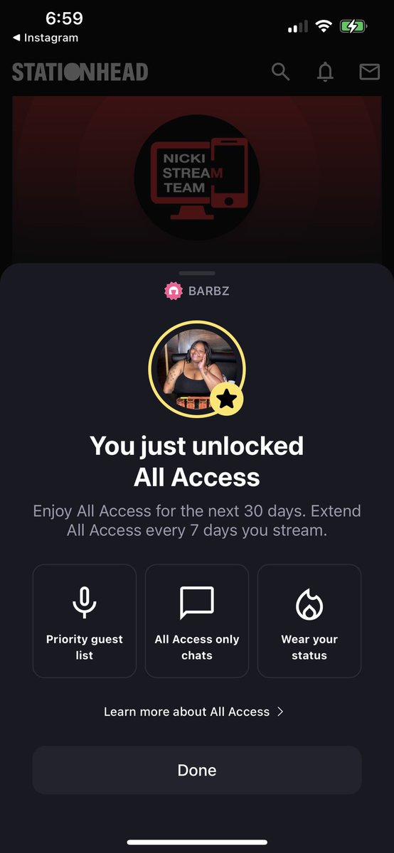 SatoriSleeze_'s tweet photo. Good morning Barbz ! Did you unlock all access on Station head yet ? https://t.co/ZM35t1OTXr #BarbzGoStream #BarbieWorld #EndlessFashion #Money #PT2 https://t.co/lyuYnunlCD