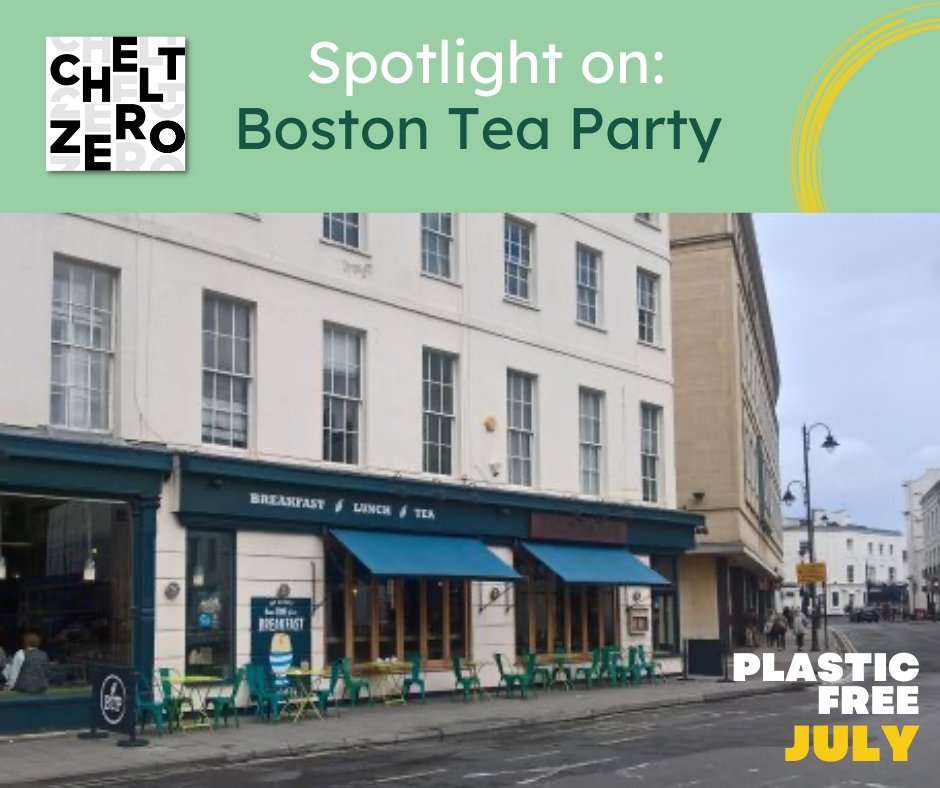 CheltenhamZero's tweet photo. ☕🌍👏 Shout out to @BTPcafes who banned single-use coffee cups in 2018 because of the impact they have on the environment. They offer reusable cups for sale & hire. This was a brave move, but 5 years on their coffee is as popular as ever. #PlasticFreeJuly #NoExcuseForSingleUse https://t.co/n3qa3NHkrT