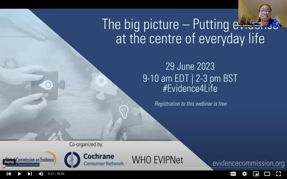 Global Commission on Evidence tweet media