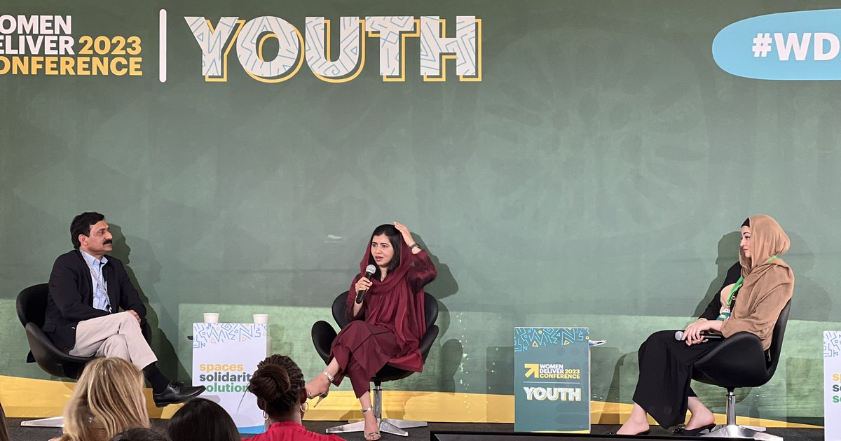joshuavd's tweet photo. Had an incredibly inspiring and uplifting experience meeting @Malala and Yousafzai Ziauddin at the @WomenDeliver Conference #WD2023 in #Kigali #Rwanda.
#Inclusion #Changemakers #asiasteeringcommittee #ISYD @ISYDPakistan @ARROW_Women @UNGEI @UNFPAPakistan @edu_transformer https://t.co/jej76589dE