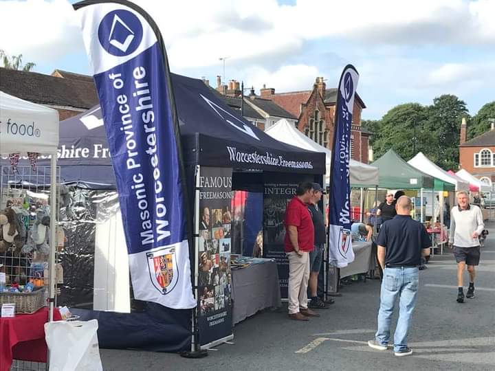 WorcsMasons's tweet photo. @WorcsMasons will be #OutandAbout again this summer, come in and say hello 👋 their a friendly bunch 
#TenburyShow #WorcesterShow #PershorePlumFestival 
#Freemasonryinthecommunity https://t.co/1uSOEXpjQn