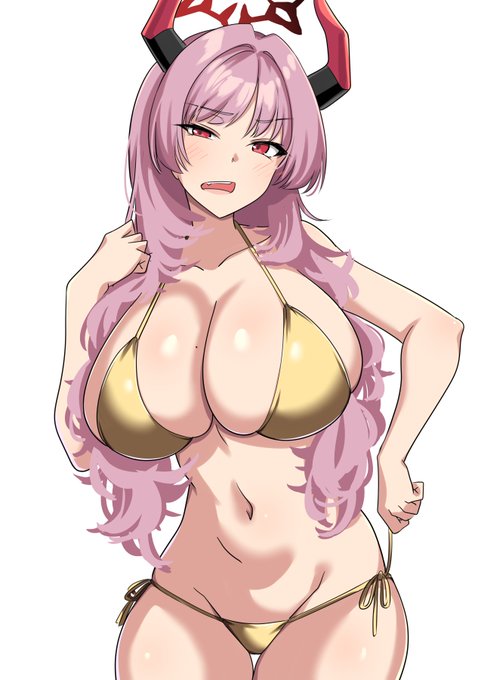 キヴォトス暑い日はビキニ着てもらって元気出そう週間3日目なんだけど今日涼しい 