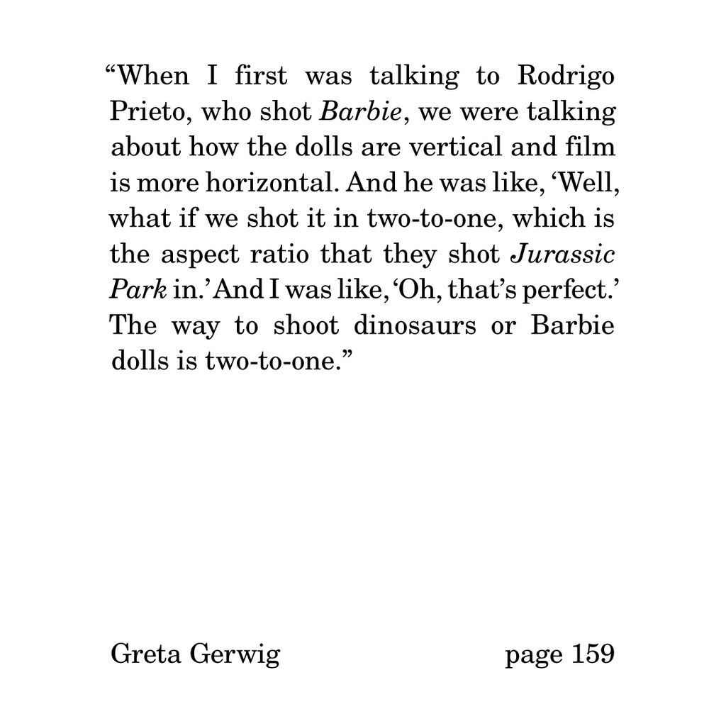 thegentlewoman's tweet photo. A craftier titbit of @BarbieTheMovie trivia to drop in the queue for popcorn tomorrow. For more, read the profile of Greta Gerwig in the Library: https://t.co/hJR4VKi7xW.
⁠
#GretaGerwig⁠
#TheGentlewoman⁠
#SpringSummer23⁠
#BarbieTheMovie⁠
#TGW27 https://t.co/c2Uvo3jMQG