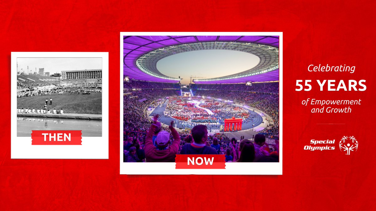 From Eunice Kennedy Shriver's backyard to the world-wide movement it is today, we are so proud of
how far Special Olympics has come. Happy Global Day of Inclusion! #InclusionRevolution