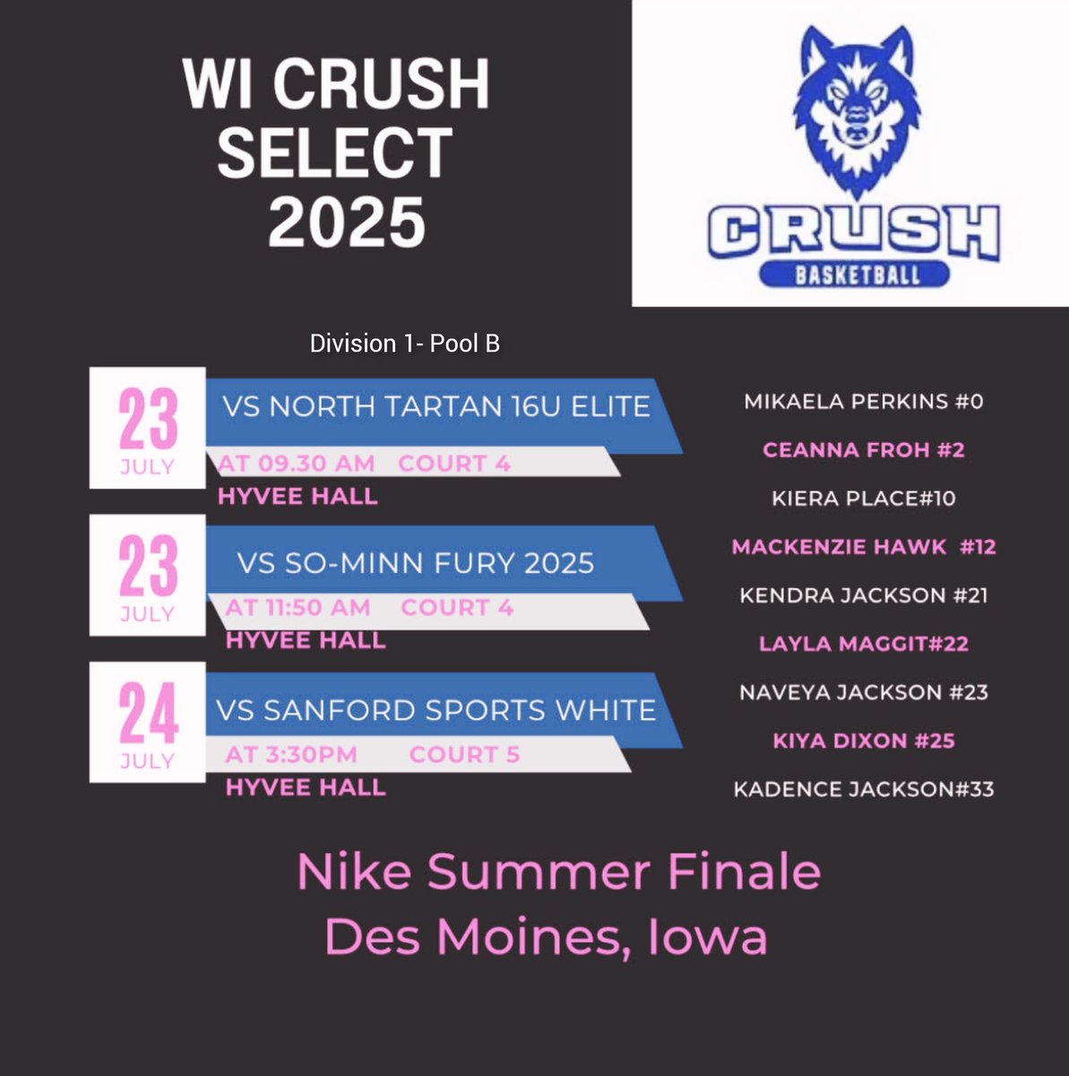 Crush Basketball tweet media