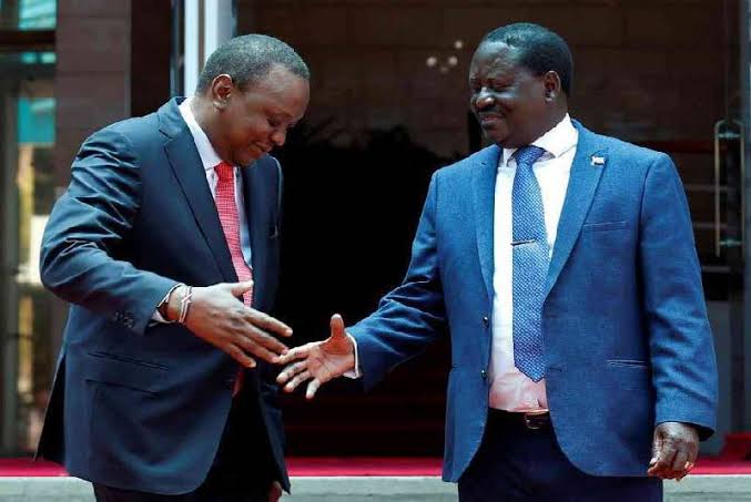 Two great leaders, #RailaOdinga and Uhuru Kenyatta! Drop a 💙 and Retweet 🔄 if you agree!

We will follow you.