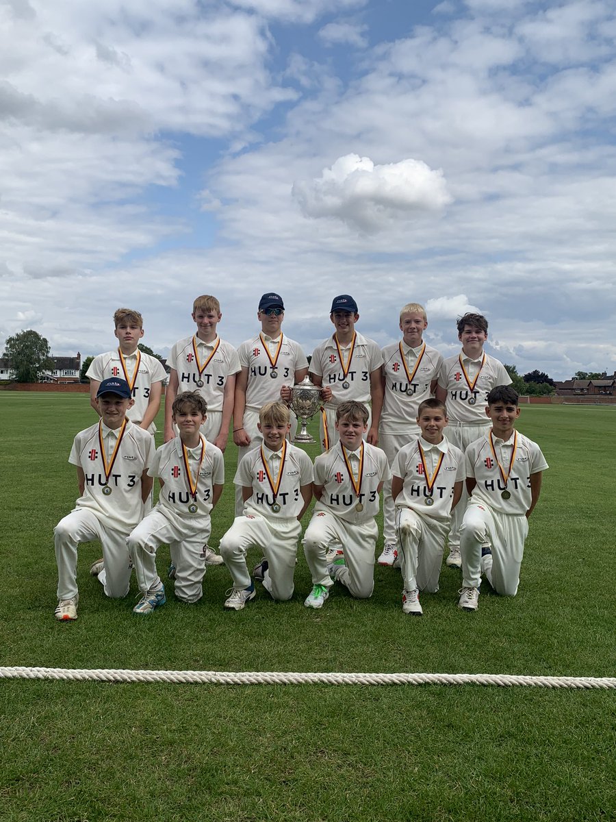 NSBSport's tweet photo. 🏆🏏 U13 County Champions 🏏🏆

NSB 175-8 (20 overs) beat Bishop Stopford 169 (20 overs) by 6 runs! 

A great final and third game in a row that has gone down to the last over vs @stopfordsport 

H White century well backed up by P Renihan and A Richardson with the ball! https://t.co/TY4sw2iTi0