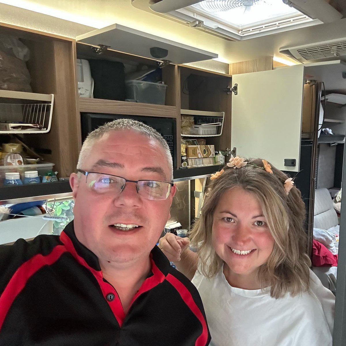 We’re both excited to be packing the van up as we’re heading off on our big summer road trip tomorrow!