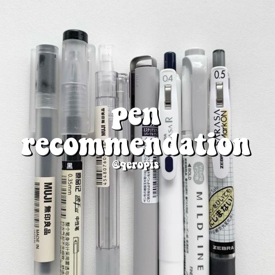 ꒰🐇꒱ pens that i use and recommend .ᐟ

t. #studytwt #studytwtph