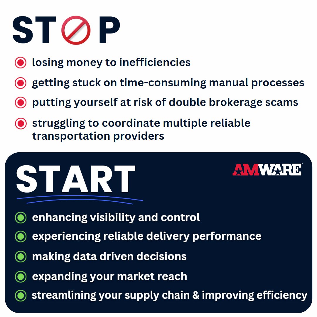 AmwareCompanies's tweet photo. Ready to level up your logistics game?  Stop wasting time and resources on outdated practices. Start optimizing your supply chain with Amware! #LogisticsOptimization #SupplyChainEfficiency  #AmwareSolutions https://t.co/fDX8x6Qv7V