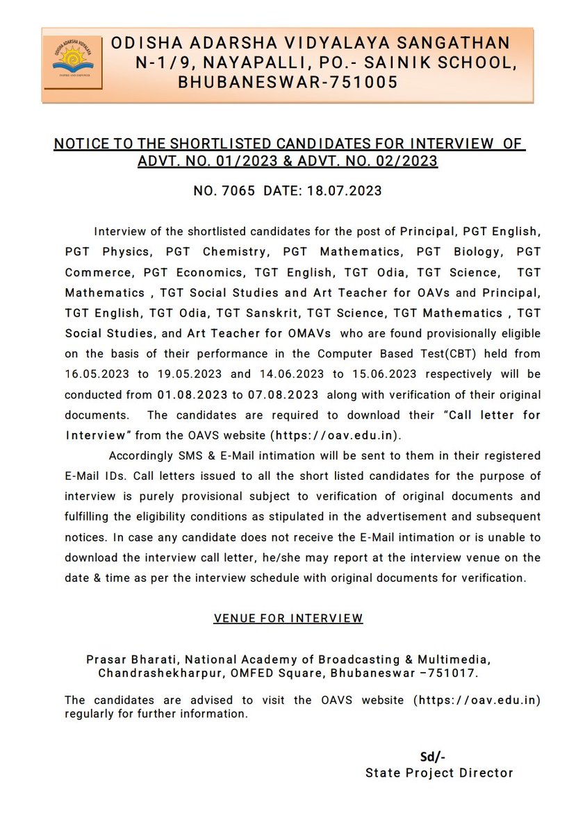 MadhusudanMsd's tweet photo. But the shortlisted candidates list is not published yet and there is no cut off marks notice as well. Then how can we know that we are shortlisted or not @OAVS_Official @SMEOdisha @upendratripathy https://t.co/w4aEa99qwt