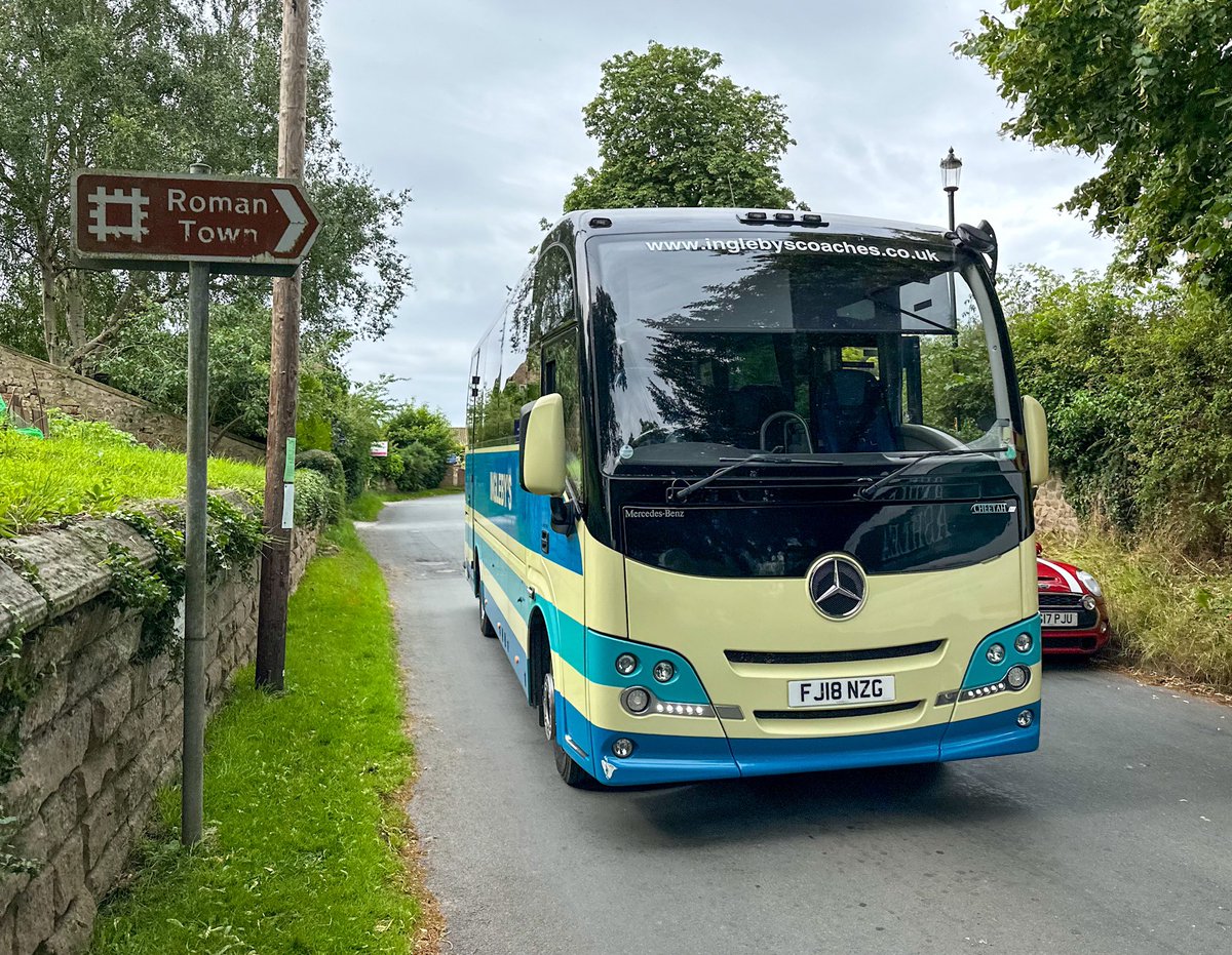 🏛️ A trip to the ancient Roman town at Aldborough near Boroughbridge for our driver Matt and a North Yorkshire school in one of our comfortable 36 seat Cheetah XL coaches. 

These modern coaches are perfect for moving medium to large classes on sports days or school trips.