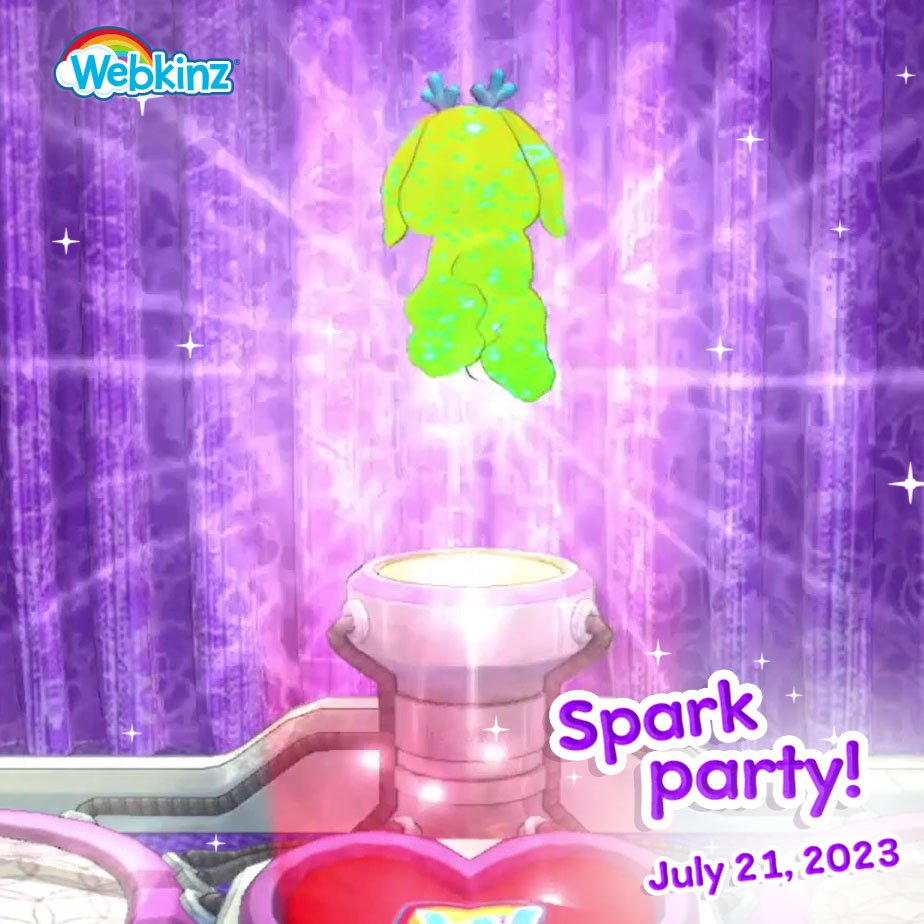 webkinz's tweet photo. SPARK PARTY tomorrow at 10:30 a.m. E.S.T. in #webkinznext with Sally, Mandy and Dorothy Lou! RT is you LOVE to spark! https://t.co/pB0Vviw4MZ