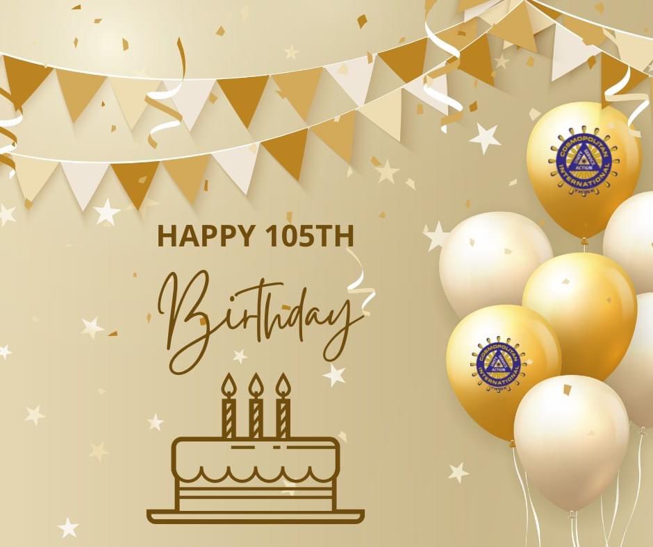 CosmopolitanJc's tweet photo. Today, we celebrate our founding organization’s 105th birthday &amp; stand proud as the club that fights diabetes on behalf of our communities, our nation &amp; our world. With an eye on the future, we imagine a world free from #diabetes. #diabetesawareness #serviceclubs #givingback https://t.co/lr66ri6Q6u