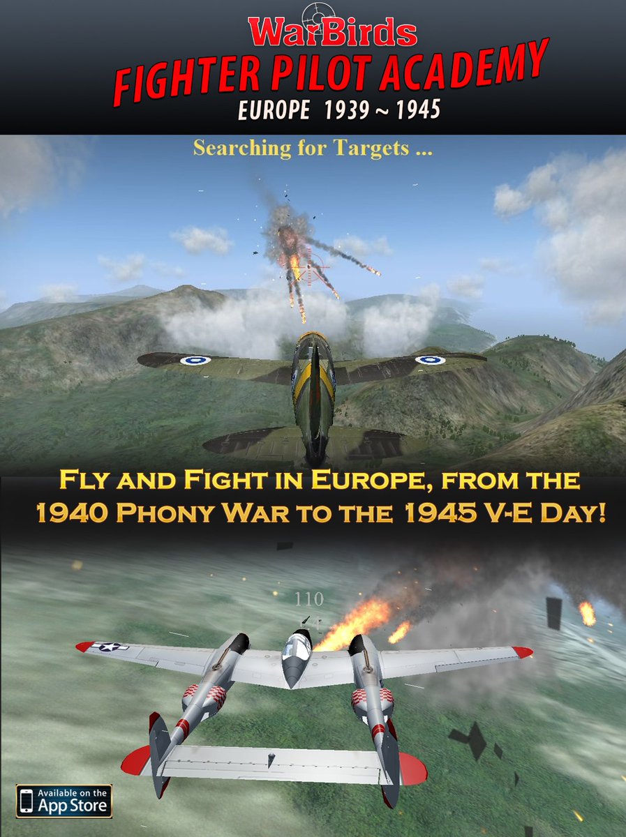 IENTGames's tweet image. WWII News: Battlefield S4/E2 - Air War Over Germany. Fly WWII Fighters on your iOS Mobile device, from iEntertainment Network (OTCBB) tinyurl.com/2pnjjste Watch Here! tinyurl.com/mwfa8far
#warbirds #flightsimulators #flightgames #onlinegames #IENT