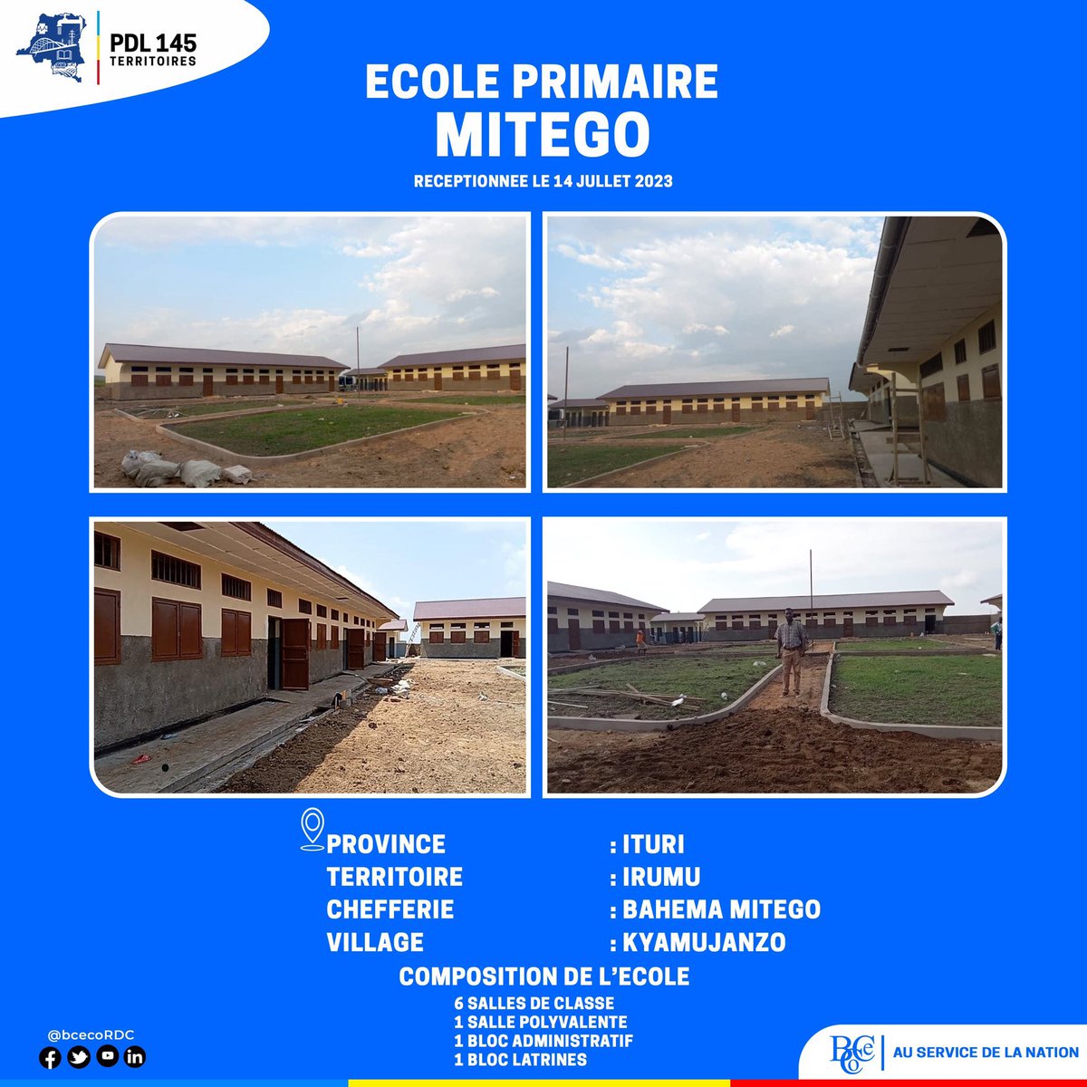 MunsantuK's tweet photo. Içi,
Province #Ituri
Territoire #Irumu
École primaire #Mitego à #Kyamujanzo.
RDC Sous #Felix_Tshisekedi Ebongi.
Soutenons FATSHI
Devenons FATSHISTES ✌️
Le 20/12/2023, Bakobunda na Bilan. https://t.co/41EEmi2Pw7