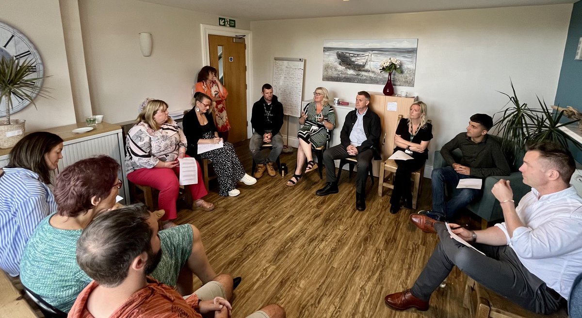 Great to welcome staff ⁦@CwmTafMorgannwg⁩ Public Health and Strategic Planning Team to ⁦@BrynawelRehab1⁩ to discuss addiction pathways for detox and rehab as well as raising awareness of ARBD and access to treatment services. Opportunities for further collaboration!