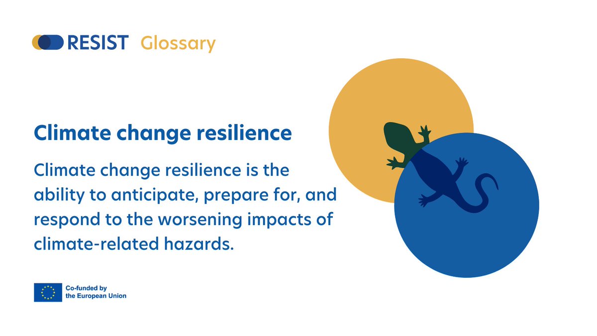 What comes to mind when you think of climate change resilience? 🤔
#ClimateChangeResilience is our superpower! 🌪️ 💪It is the ability to anticipate and prepare for hazardous events related to climate such as #drought, #flood, #wildfires and #soilerosion.