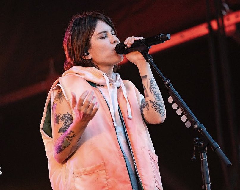The fact that she performed My Number wearing a puffy vest at 42... I see what you did there, Tegan