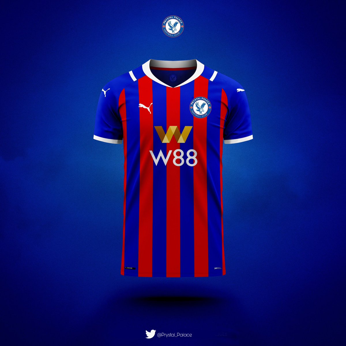 Prystal_Palace's tweet photo. Voici le maillot domicile de notre club pour cette 3 ème saison de @PwitterLeague_ : https://t.co/hBufIMjUKW