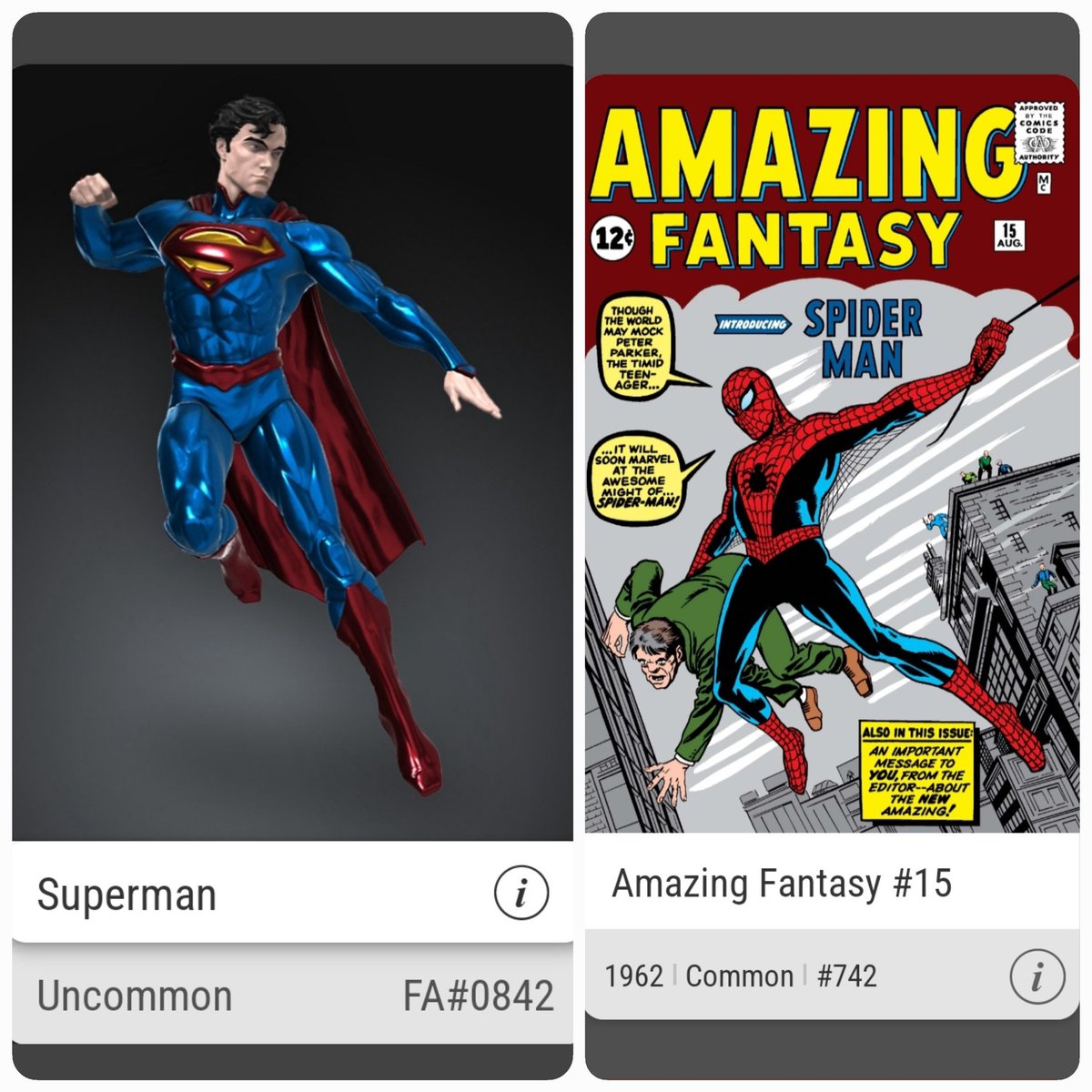 Making moves this morning!😎🔥

Big shoutout to <a href="/deadlycomboveve/">deadlycombination ⭕️</a> on helping me lock down a couple of three-digit grails that I've been trying to add to my collection for a while now! Great guy to make a deal with!🏆🤝

<a href="/veve_official/">VeVe | Digital Collectibles</a>
#VeVe #Superman #SpiderMan #DC #Marvel