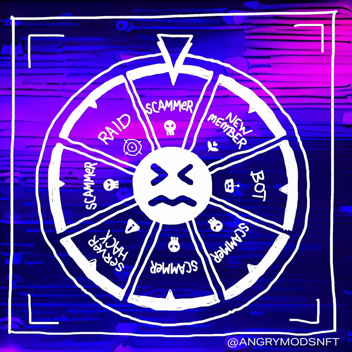 AngryModsNFT's tweet photo. A day in the life of a discord mod. 😵‍💫 https://t.co/sIRgIC3PBp
