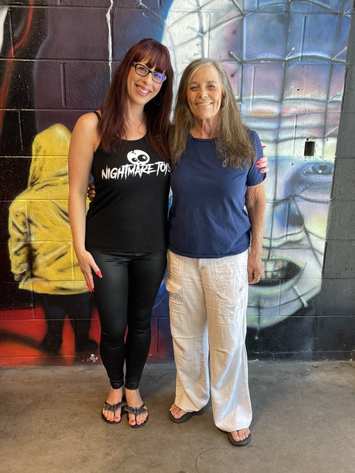 Yesterday was a great day at @nightmaretoys  Eileen Dietz (Pazuzu) came in the store to look around and<a class="tags" target="_blank" title="On Twitter" href="/?out=eyJ0eXAiOiJKV1QiLCJhbGciOiJIUzUxMiJ9.eyJpYXQiOjE3MjA3NDIzNjksImlzcyI6InR3cG9ybnN0YXJzLmNvbSIsIm5iZiI6MTcyMDc0MjM2OSwiZXhwIjoxNzUyMjc4MzY5LCJyZWRpcmVjdF91cmwiOiJodHRwczovL3R3aXR0ZXIuY29tL25pZ2h0bWFyZXRveXMifQ.D5S3IoxAfP-cztQFm1ffv75UTG55sOKfiM36-elQwcZbCt6X9UTt4dGI3JADUkXO9nwRZmFOjYp2xYuW4EENmQ">@nightmaretoys</a><a href="/tag/horror"class="tags"><span>#horror</span></a><a href="/tag/lasvegas"class="tags"><span>#lasvegas</span></a>