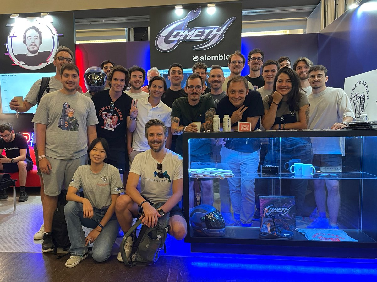 Cometh's tweet photo. And that's a wrap! Thank you @EthCC 2023, see you all next year! ☄️ https://t.co/EjUJz9kT7K