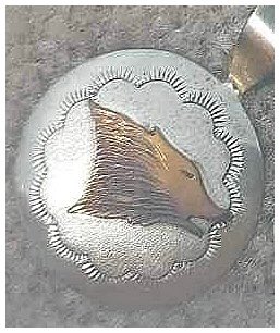 bowden2you's tweet photo. My friend Tiana is at the #HalifaxCommons shopping for me and she probably regrets it now ๐
This gorgeous #sterlingsilver #wolf #pendant is now mine!! Itโs signed but Iโm not sure by whom yet. Now I need a Raven or Crow item. @NAIG2023 #Mikmaqart ๐งก ๐บ ๐พ https://t.co/SCsCPUa1kl