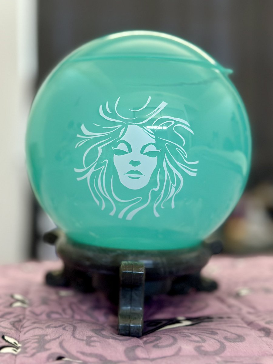 HiJindy's tweet photo. Find me at Barbie and Oppenheimer today with my Madame Leota popcorn bucket.🔮 https://t.co/znzbMWmp5T