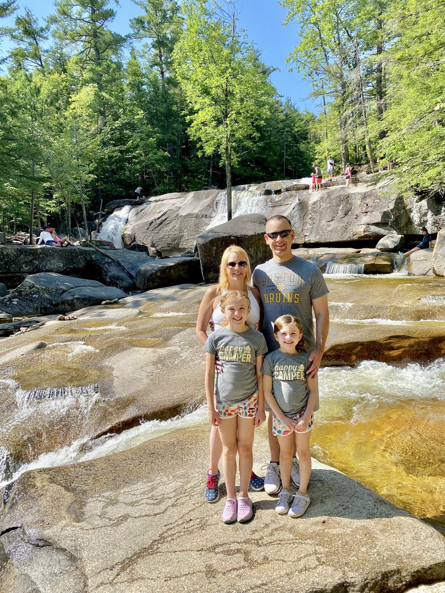 #WhiteMountains #NH Starting the day off right at Diana’s Bath🇺🇸❤️💙