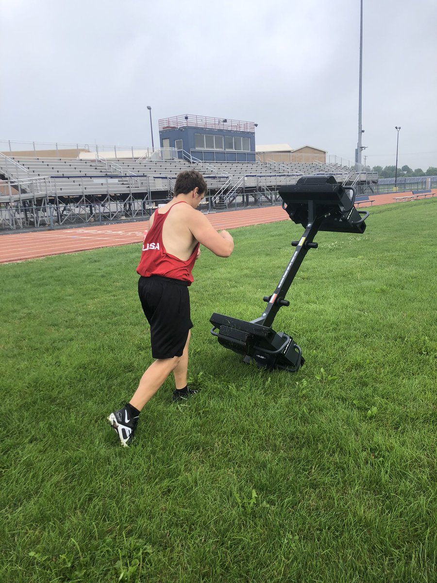 Big morning for @Paxton_81 in our Strongman challenge. Won 6 events with a third place in another. Paxton is versatile with his speed and strength! Keep proving that #WorkWins