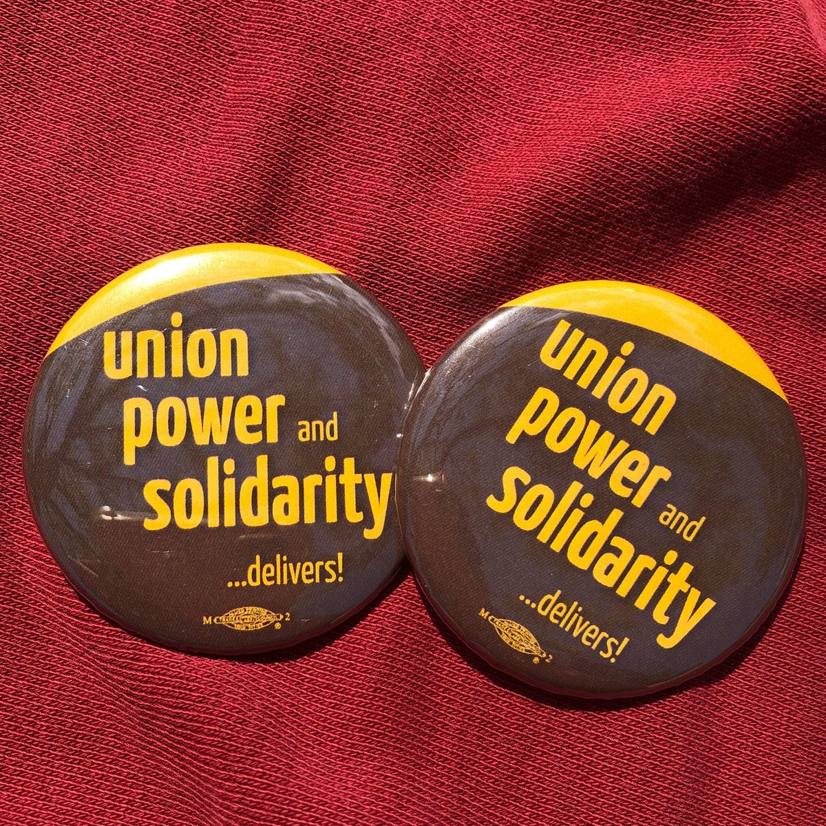 rlmartstudio's tweet photo. #Union Power & Solidarity... delivers!
Button has been added to growing inventory of union centered work sold at the shop!
Available by visiting https://t.co/6zUBVVn955 & searching "union".
#shoplocalmpls #unionshop #UpsStrike #TeamsterStrong #LaborStrike #LaborRights https://t.co/puM7FWZAAm