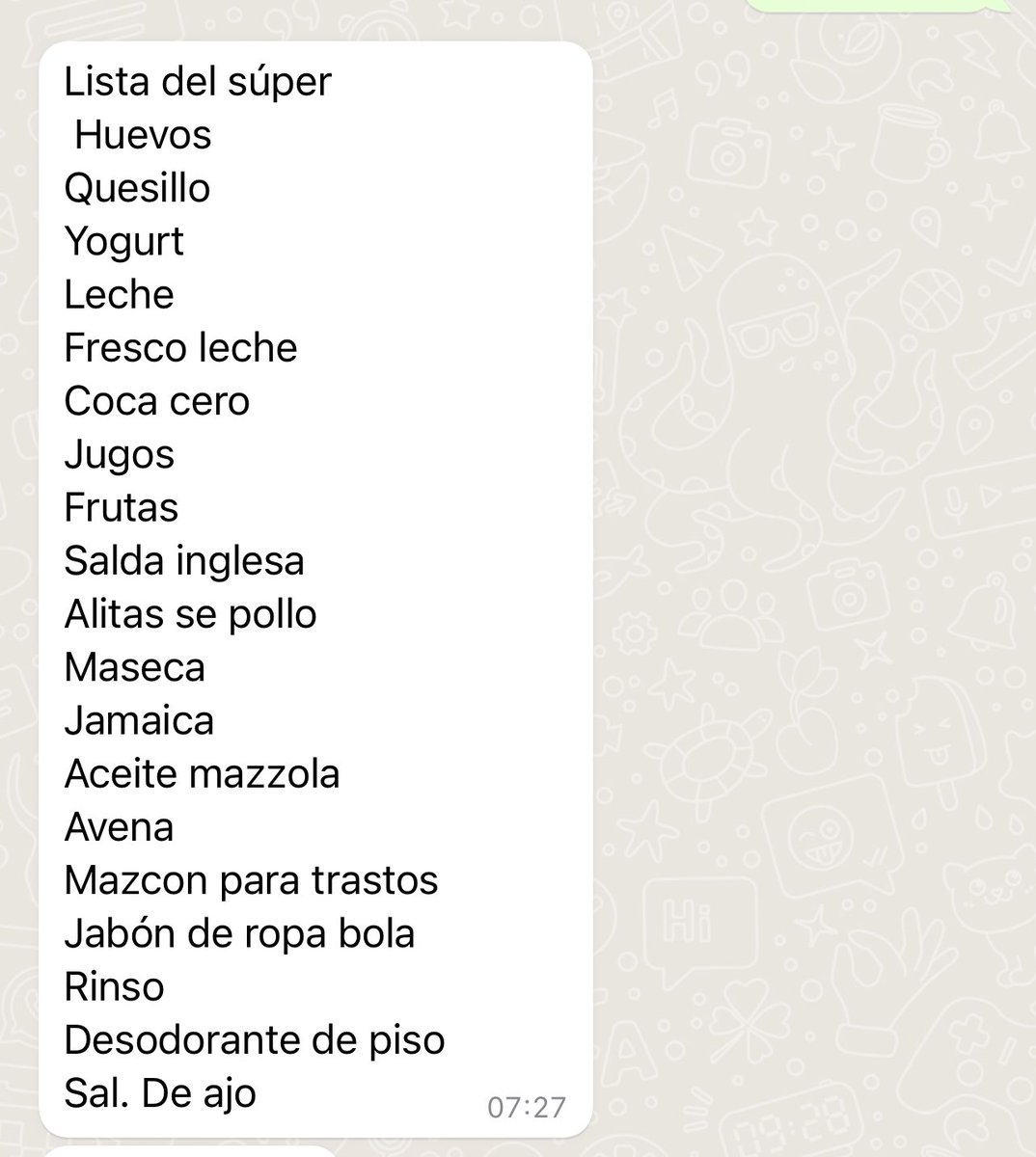 ChrisGuevaraG's tweet photo. Ya me pasaron la verdadera lista 😌 https://t.co/KrezsP2fFY