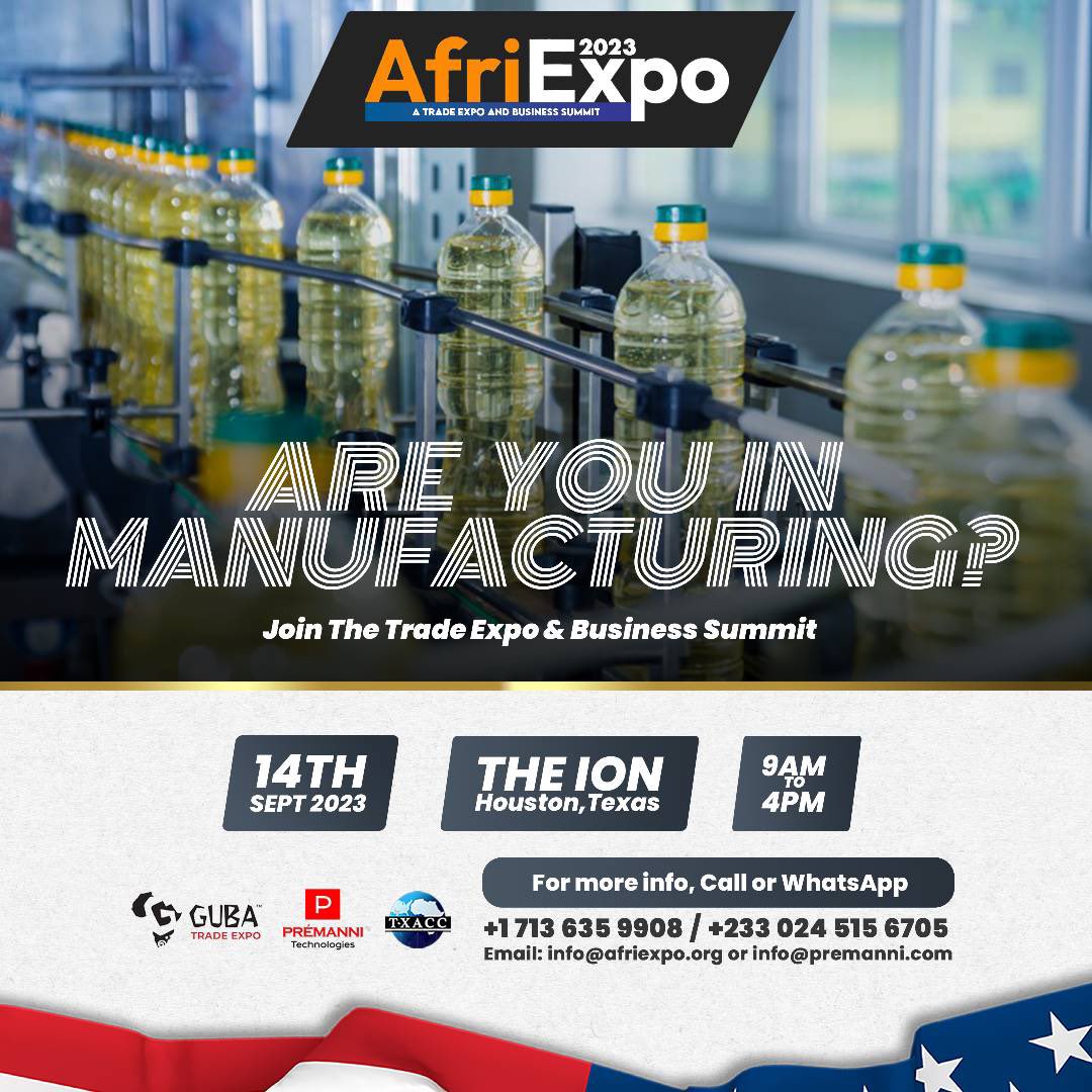 GubaTradeExpo's tweet photo. Are you in manufacturing? Do you make products and goods?....Join the AfriExpo and showcase your products to people from all over the world. 

For more info and sponsorships,
email: christine@gubaawards.co.uk

#gubatradeexpo2023 #gubatradeexpo https://t.co/50ARD5XgeT