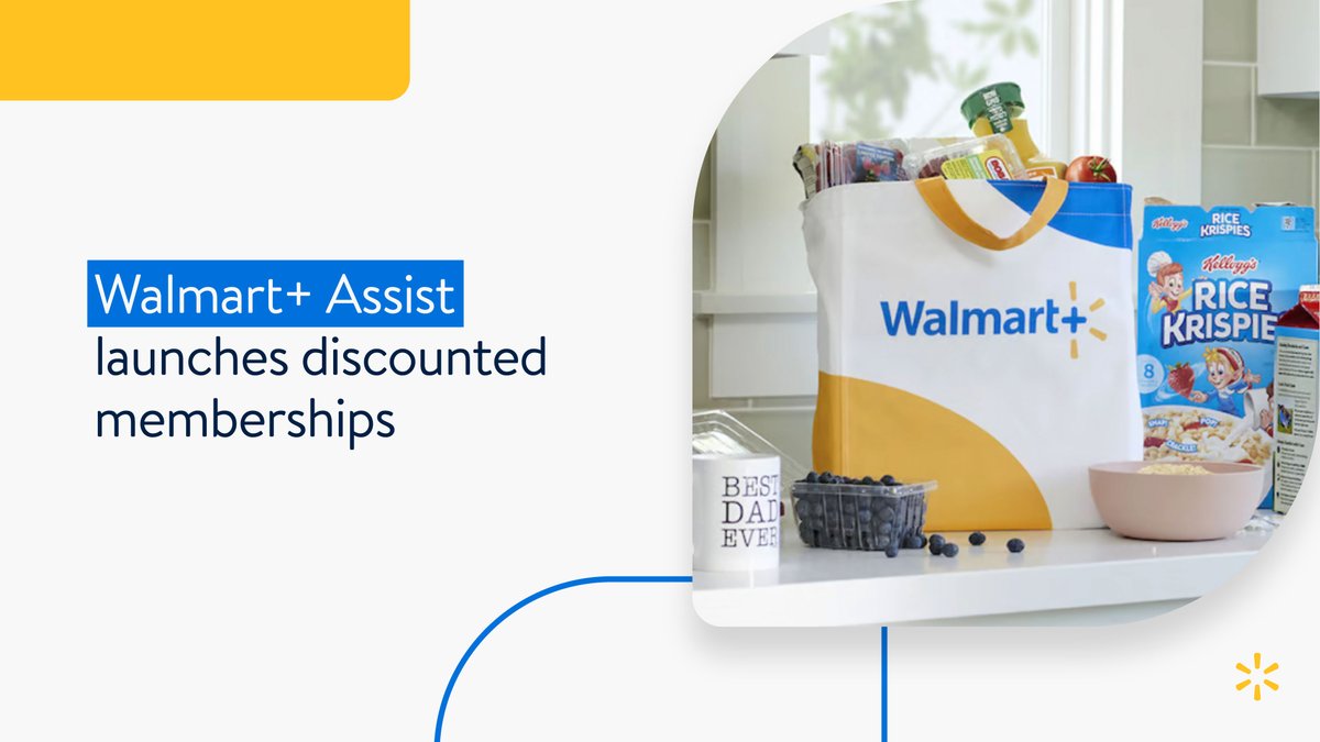 We believe in helping people save money so they can live better, and our new program Walmart+ Assist does just that, offering people on government assistance 50% off a monthly or annual Walmart+ membership. Read more:  bit.ly/3rxWS54