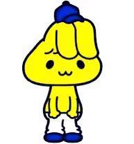 Mimippu-kun, a yellow bunny with its ears squeezed into a very small baseball cap, is the mascot for Ministop convenience stores in Japan.