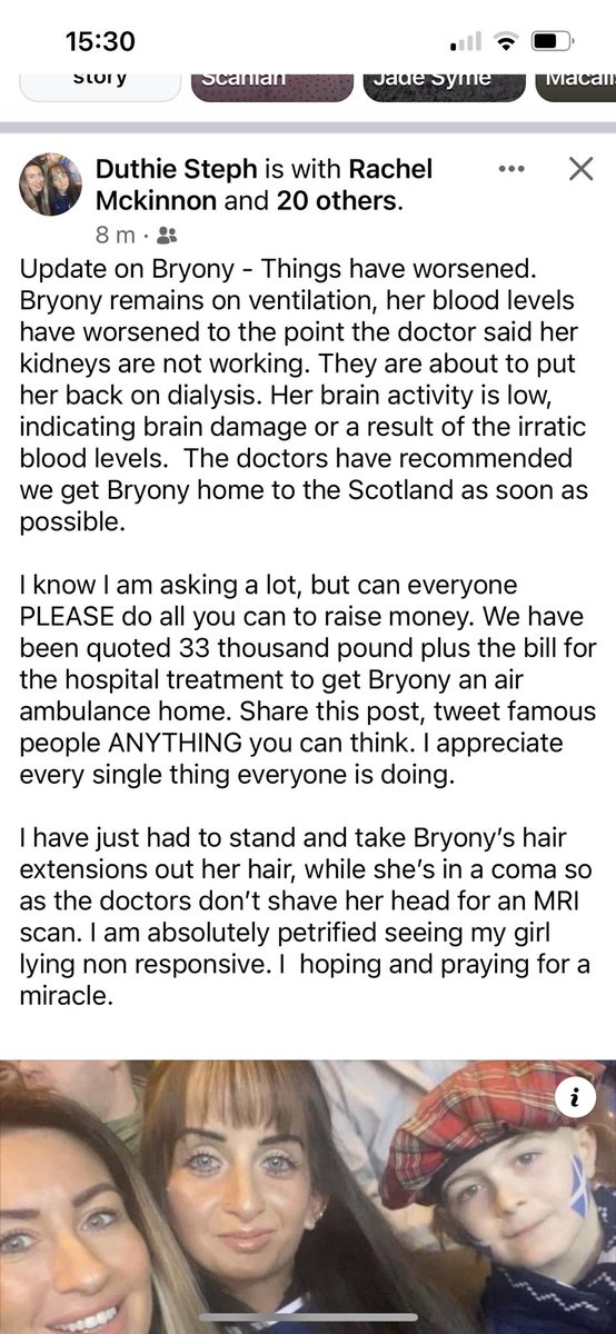 JoanneMcIntosh1's tweet image. gofund.me/67bbb423 please share.🤍 

Try to imagine being that parent for one second, they need all the help they can get. If you can’t donate, it costs nothing to share and I might reach someone who is in a position to donate. 🤞🏻