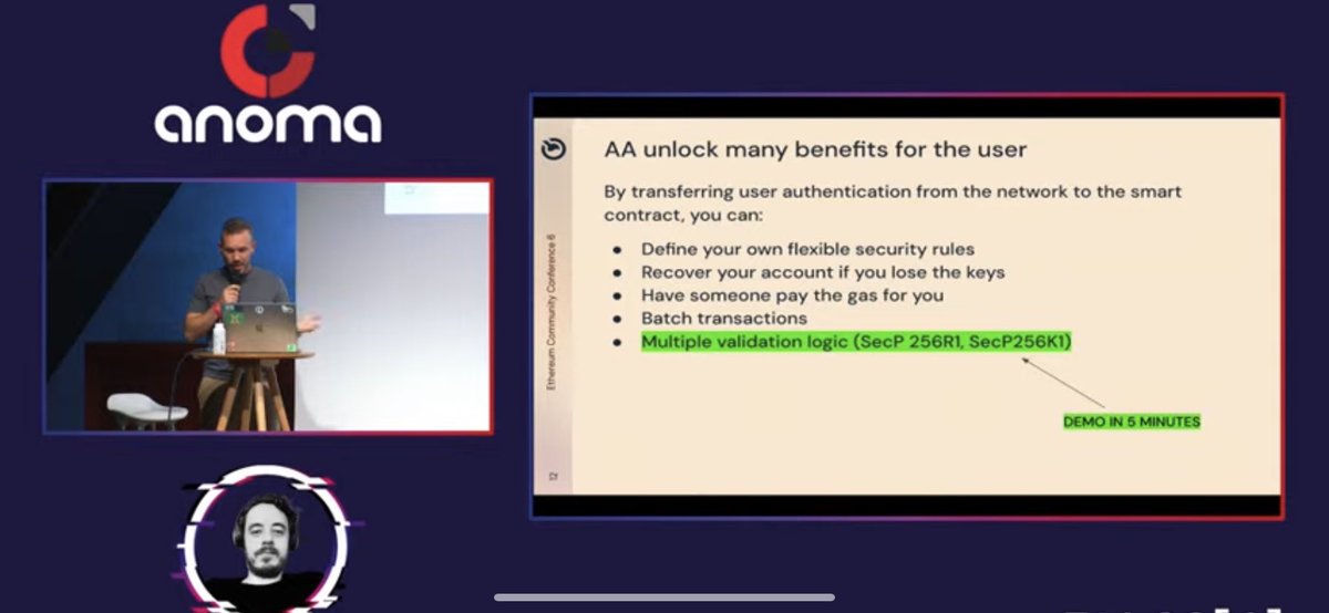 voulex's tweet photo. "If we can't solve AA, Ethereum is gonna fail"- @VitalikButerin 

"We must solve the UI for AA" - @abstractooor 

"We need to have modular AA features" - @SchorLukas 

Please look at @lukso_io smart accounts using #LSPs. They truly show what's possible beyond and on top of 4337. https://t.co/YV38J9ZfiL