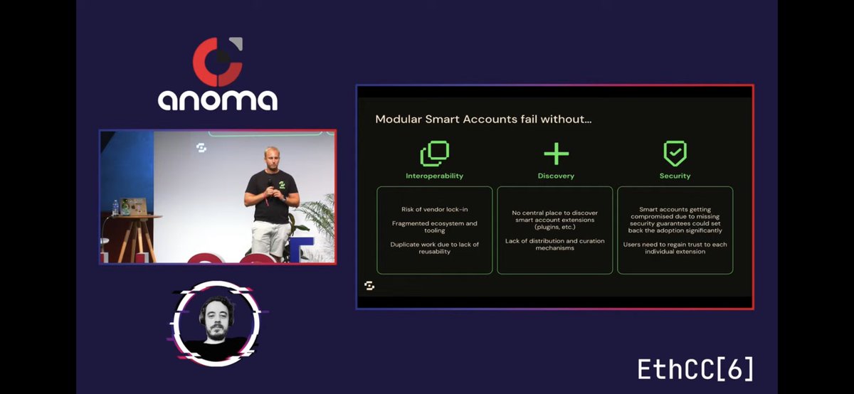 voulex's tweet photo. "If we can't solve AA, Ethereum is gonna fail"- @VitalikButerin 

"We must solve the UI for AA" - @abstractooor 

"We need to have modular AA features" - @SchorLukas 

Please look at @lukso_io smart accounts using #LSPs. They truly show what's possible beyond and on top of 4337. https://t.co/YV38J9ZfiL