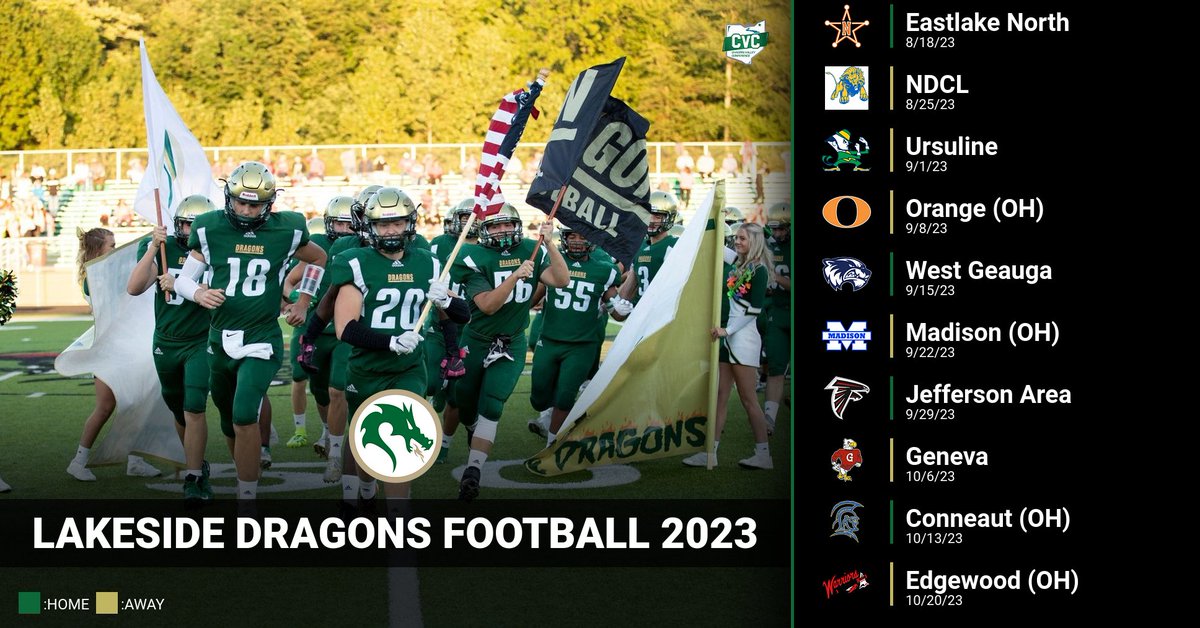 Mark your calendars! Friday Night Lights begins August 18th! <a href="/AACSDistrict/">Ashtabula Area City Schools</a> @LSDragonFB <a href="/HighLakeside/">Lakeside High School Athletic Boosters</a> <a href="/LHSGoalLineClub/">Lakeside High School Goal Line Club</a>