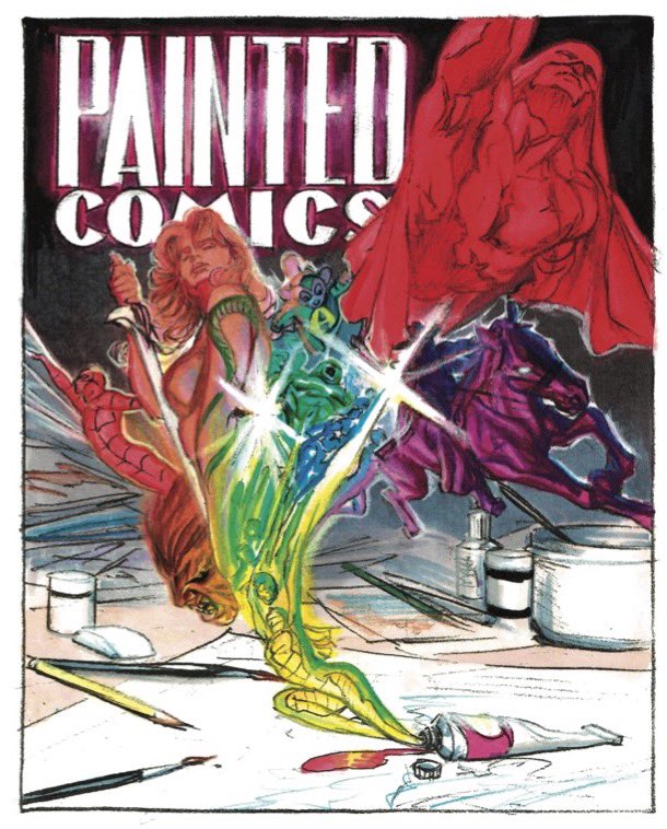 First look at the 2023 Alex Ross Sketchbook interiors! Available now at #SDCC Booth #2415 and online. Get it here:  #comiccon #comicart #sdcc2023
