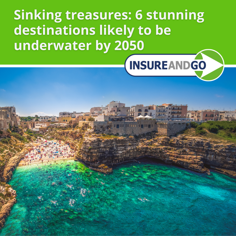 InsureandGo's tweet image. #FromTheBlog 💻

🟢 “Sea levels are rising yearly and could wash away some fantastic holiday hotspots over the next 30 years. Climate Central has recently developed a flooding model showing which places could be underwater before we know it.''

So start planning your trips to ...