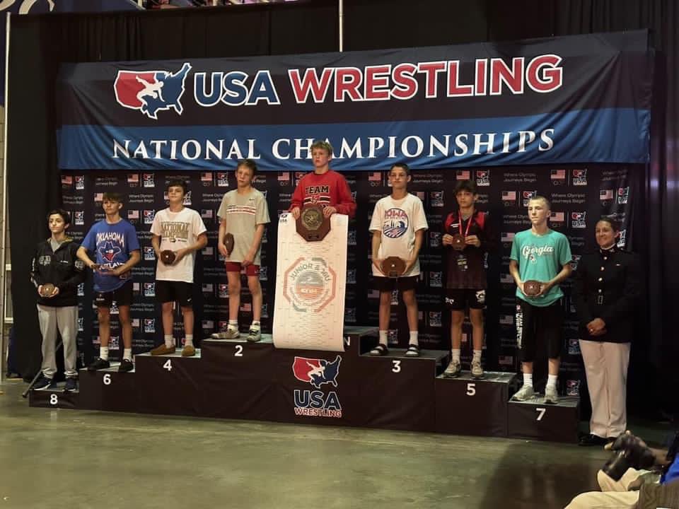 Congratulations to All American Emilio Albanese for placing 5th in the 16U 94lb bracket in Fargo ND!