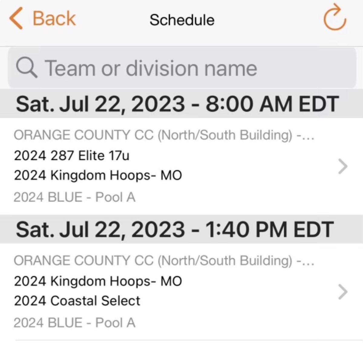 Bittersweet heading to my very last AAU tournament. Would love for you to come check my team out in Orlando!