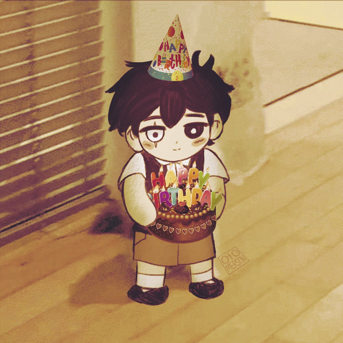 otomerson's tweet photo. happy birthday sunny omori ☀️ https://t.co/enGEThrGkc