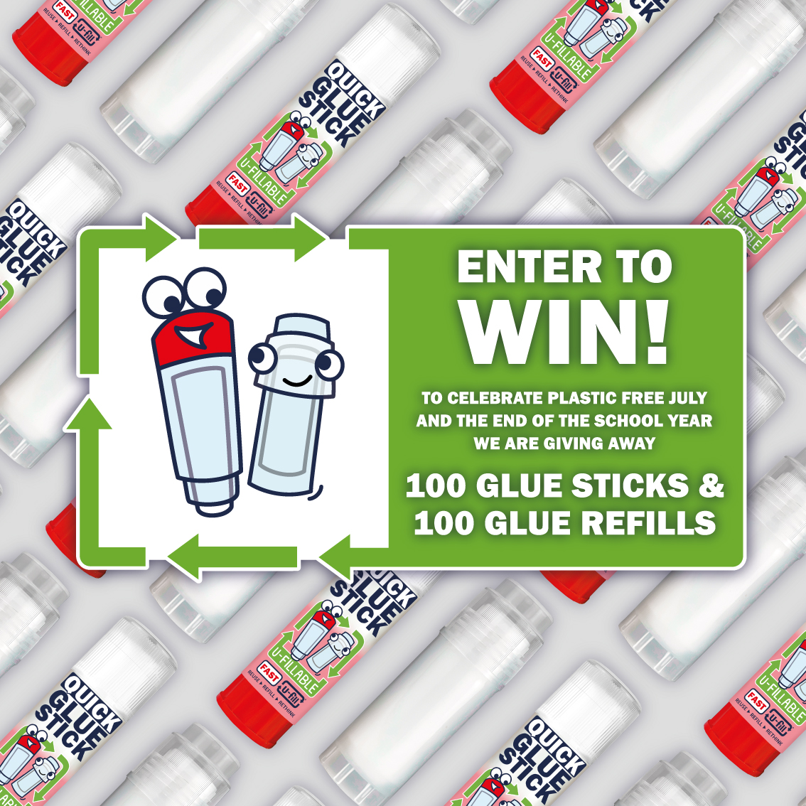 Learn Play Nexus (@learnplaynexus) on Twitter photo WE ARE GIVING AWAY FREE REUSABLE GLUE STICKS! ๐
For your chance to win:
โ
Reply to this tweet with โU-fill the only reusable glue stick!โ
โ
Like and retweet
โ
Follow us: <a href="/learnplaynexus/">Learn Play Nexus</a> WE ARE GIVING AWAY FREE REUSABLE GLUE STICKS! ๐
For your chance to win:
โ
Reply to this tweet with โU-fill the only reusable glue stick!โ
โ
Like and retweet
โ
Follow us: <a href="/learnplaynexus/">Learn Play Nexus</a>