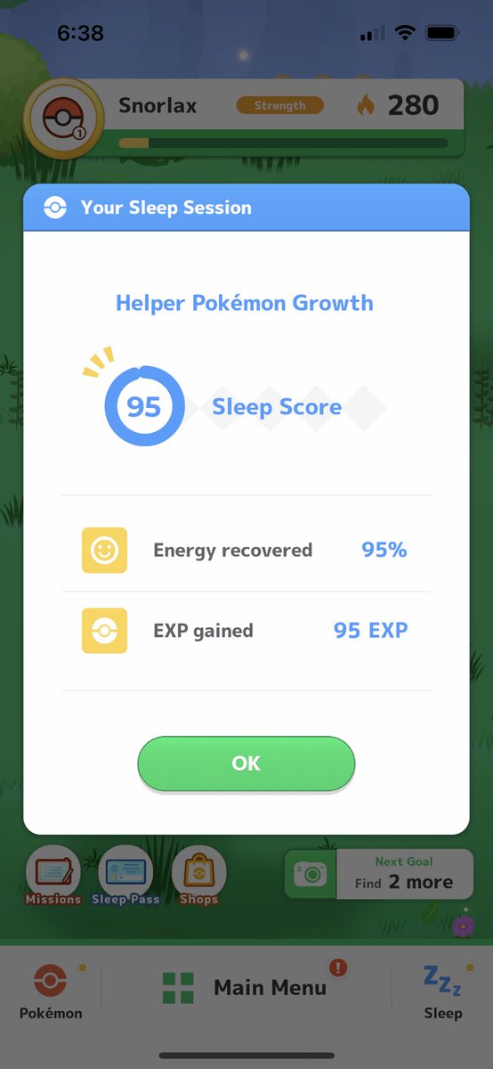 AllisonMH93's tweet photo. I don’t know about you but studying my own sleep on an app is easier/less anxiety then finding a doctor. Pokémon sleep caught me snoring and having some movement in my sleep. This app is cool and can’t wait to study more of my sleep. #PokemonSleep https://t.co/nR6mqF46F7