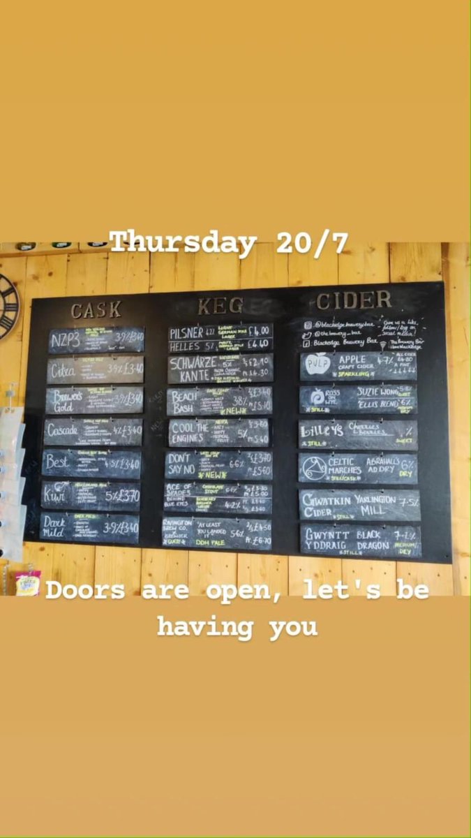 thebrewery_bar's tweet photo. Thursday 20/7 https://t.co/OX1zVRlDin